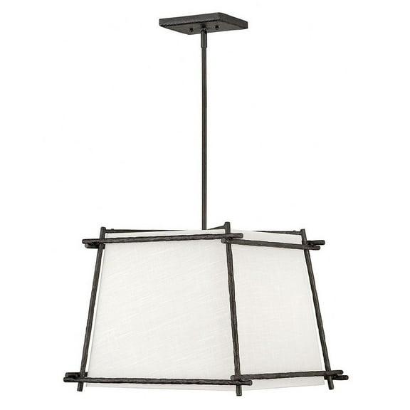 Hinkley Lighting 3674 Tress 4 Light 21" Wide Chandelier - Iron Ore