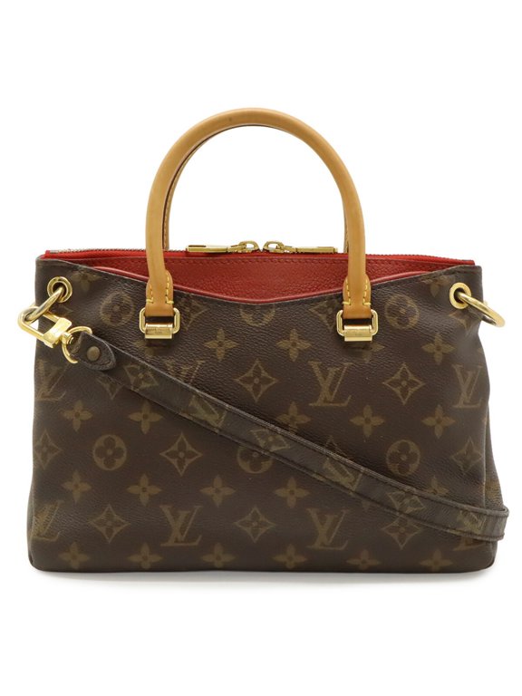 Pre-Owned LOUIS VUITTON Louis Vuitton Monogram Pallas BB Handbag Shoulder Bag Leather Cerise...