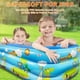 thumbnail image 2 of Paddling Pool for Kids, 150cm Rectangle Swimming Pool for Kids, Inflatable Baby Paddling Pool, Large Paddling Pool 2-Ring with Soft Inflatable Floor f, 2 of 5