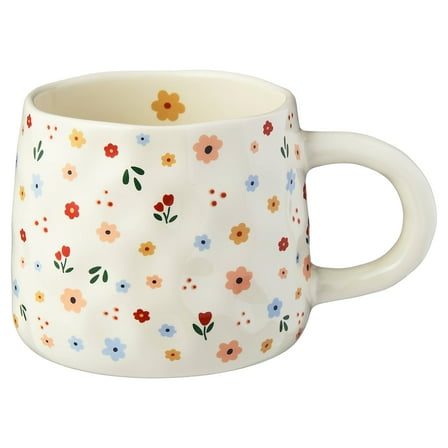 Mainstays Stoneware 13.5oz Floral Mug