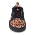 thumbnail image 6 of Journee Womens Kyndra Two-Tone Lace-Up Sneakers, 6 of 8