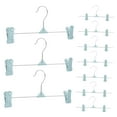 thumbnail image 4 of HOMEMAXS 10pcs Pants Hangers with Adjustable Clips Space Saving Hangers Scarf Hangers, 4 of 8