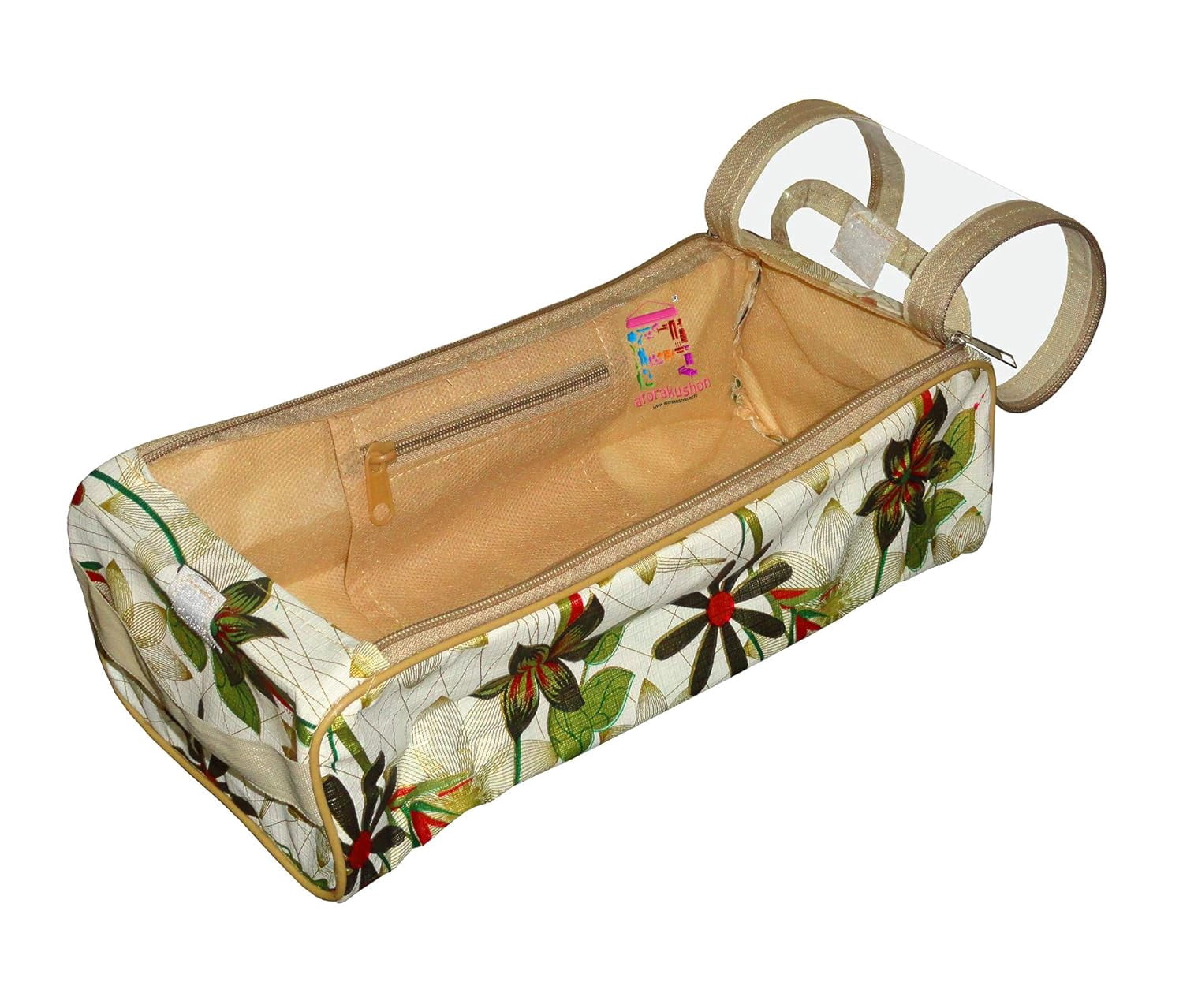 atorakushon Flower Print, Shoe Cover And Slippers Cover Travelling Shoe Storage Bag Storage Footwear Organiser Pouch Shoe Bag (Set of 8)