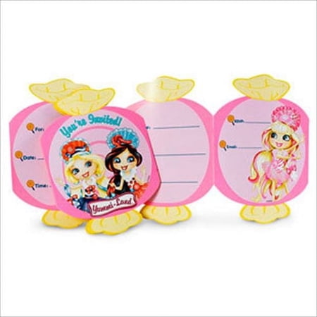 Various Yummi-Land Printed Invitations with Envelopes 8 Count