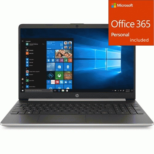 HP 15 Series 15" Laptop Intel Core i3 4GB RAM 128GB SSD Natu + Office