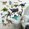 thumbnail image 3 of Dinosaur Stick Wall Art Decals Color Animal DIY Wall Stickers Suitable For Children's Baby Bedroom, Kindergarten, Classroom and Living Room Decoration..., 3 of 6