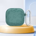 thumbnail image 4 of Yibooy Silicone Case Protector Cute Case Cover for AirPods 4 Gen (2024)(Dark Green), 4 of 7
