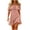 Pink, variant on Womens Off The Shoulder Dresses Summer Ruffled collar Short Sleeve Mini Dresses Casual Flowy Ventilate Cotton Beach Vacation Dresses White M