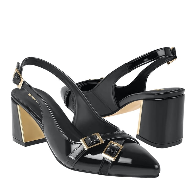 TACONES STYLO MUJER 5707 CHAROL NEGRO