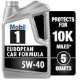 thumbnail image 3 of (4 pack) Mobil 1 FS European Car Formula Full Synthetic Motor Oil 5W-40, 5 Quart, 3 of 11