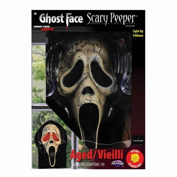 LED GHOST FACE 12"(Pack of 1)