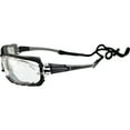 thumbnail image 4 of Birdz Eyewear Gasket Safety Padded Motorcycle Sport Sunglasses Grey with Clear Lens (Clear), 4 of 5
