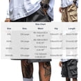 thumbnail image 3 of Men's Summer Outdoor Baggy Shorts Quick Dry Water Resistant Elastic Waist Drawstring Cargo Casual Golf Work Hiking Shorts with Muti Pockets Big and Tall Size 2XL-5XL Black, 3 of 9