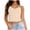 C-Beige414, variant on DHFJKG Lace Trim Camisole For Women Halter Crop Tank Tops Summer Scoop Neck Going Out Slim Fit Fashion Clothes Trendy Top