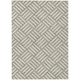 thumbnail image 2 of Addison Rugs Chantille Indoor/Outdoor Transitional Squares Taupe Washable Rectangle Rug, 3' x 5', 2 of 6