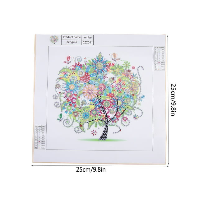 DIY forma especial bordado cuatro estaciones árbol cristal diamante pintura Kit decoración del hogar (dz2011) Unbranded JY20091-02