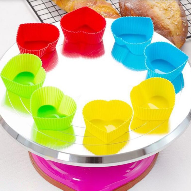 3PCS/Set Cupcake Silicone Mould Single Flower Shape Heat Resistant