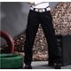 thumbnail image 1 of Pantalones Cargo morados para mujer, pantalones Hiphop de algodón con bolsillo de talla grande XXXXXXL, pantalones informales holgados, pantalones para correr de pierna ancha, 1 of 5