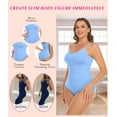 thumbnail image 5 of MANIFIQUE 3 Piece Shapewear Bodysuits Women Clothing Tummy Control Seamless Full Body Shaper V Neck Jumpsuits Top, 5 of 7