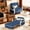 Midnight Navy, variant on 42.5" 3 in 1 Pull Out Sofa Bed, Single Size Convertible Sleeper Loveseat with Storage, Trundle & 2 Pillows, for Living Room/Dorm/Bedroom/Office/RV (Charcoal Gray)
