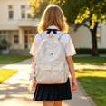 thumbnail image 2 of Cute Backpack Cute Backpack with Lace Large Laptop Daypack with Cute Accessories Daypack Travel Back-to-School(A19_Light Gray,One Size), 2 of 4