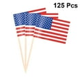thumbnail image 3 of CIMAXIC flag picks 125PCS National Flag Toothpick Country Flag Picks Flag Food Toothpicks Party Accessory (Assorted Style）,2.56"X1.38"X0.08", 3 of 5