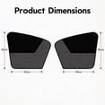 thumbnail image 7 of 2-Pack Magnetic Car Window Sun Shades – Front Side Sunshade for Driver & Passenger, Half Blackout & Mesh Design, Blocks Heat, UV Rays & Glare, Universal Fit for Cars & SUVs, 7 of 7