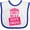 White and Royal, variant on Inktastic Girls Rule, Boys Drool Girls Baby Bib