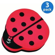 (3 pack) (3 Pack) Ashley, ASH10015, Ladybug Magnetic Whiteboard Eraser, 1 Each, Red,Black