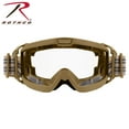 thumbnail image 2 of Rothco Lunettes de Protection Balistiques ANSI OTG, Coyote Brown / Smoke, 2 of 8