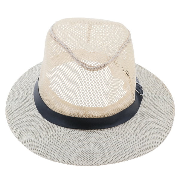 Panama Style Crushable Linen Fedora Sun Hat for Men, Summer Hat, 2