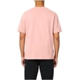 thumbnail image 4 of BVnarty Men's Solid Thin‑Knit Relaxed‑Fit Crew Neck Short Sleeve T‑Shirt, Soft Summer Streetwear Tops Pink M, 4 of 6