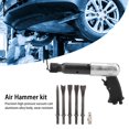 thumbnail image 2 of 250mm Heavy Duty Air Compressor Pneumatic Hammer with Chisel Bits Tool Kit, 2 of 13