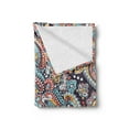 thumbnail image 2 of Ethnic Soft Flannel Fleece Throw Blanket, Bohemian Style Motif Vintage Oriental Inspired Traditional Art, Cozy Plush for Indoor and Outdoor Use, 60" x 80", Multicolor, by Ambesonne, 2 of 5