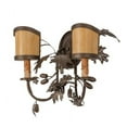 thumbnail image 3 of Meyda Tiffany 158693 Oak 2 Light 16" Tall Wall Sconce - Tyler Bronze, 3 of 3