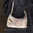 thumbnail image 4 of Hello Kittys-funda protectora para teléfono móvil, carcasa con correas de bolso para Iphone 14, 13, 12, 11 Pro Max, Ins Y2K, Kawaii, 4 of 4