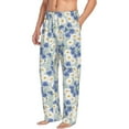 thumbnail image 2 of Xecao Daisies Flowers Men's Straight Lounge Pajama Pants: The Ultimate in Comfortable Sleepwear, 2 of 9