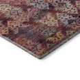 thumbnail image 3 of Addison Rugs Mayfield Premium Machine Washable Transitional Diamonds Paprika Rectangle Rug, 10' X 14' Machine Washable Transitional Diamonds Paprika Oversized Sherpa Throw Blanket, 3 of 7