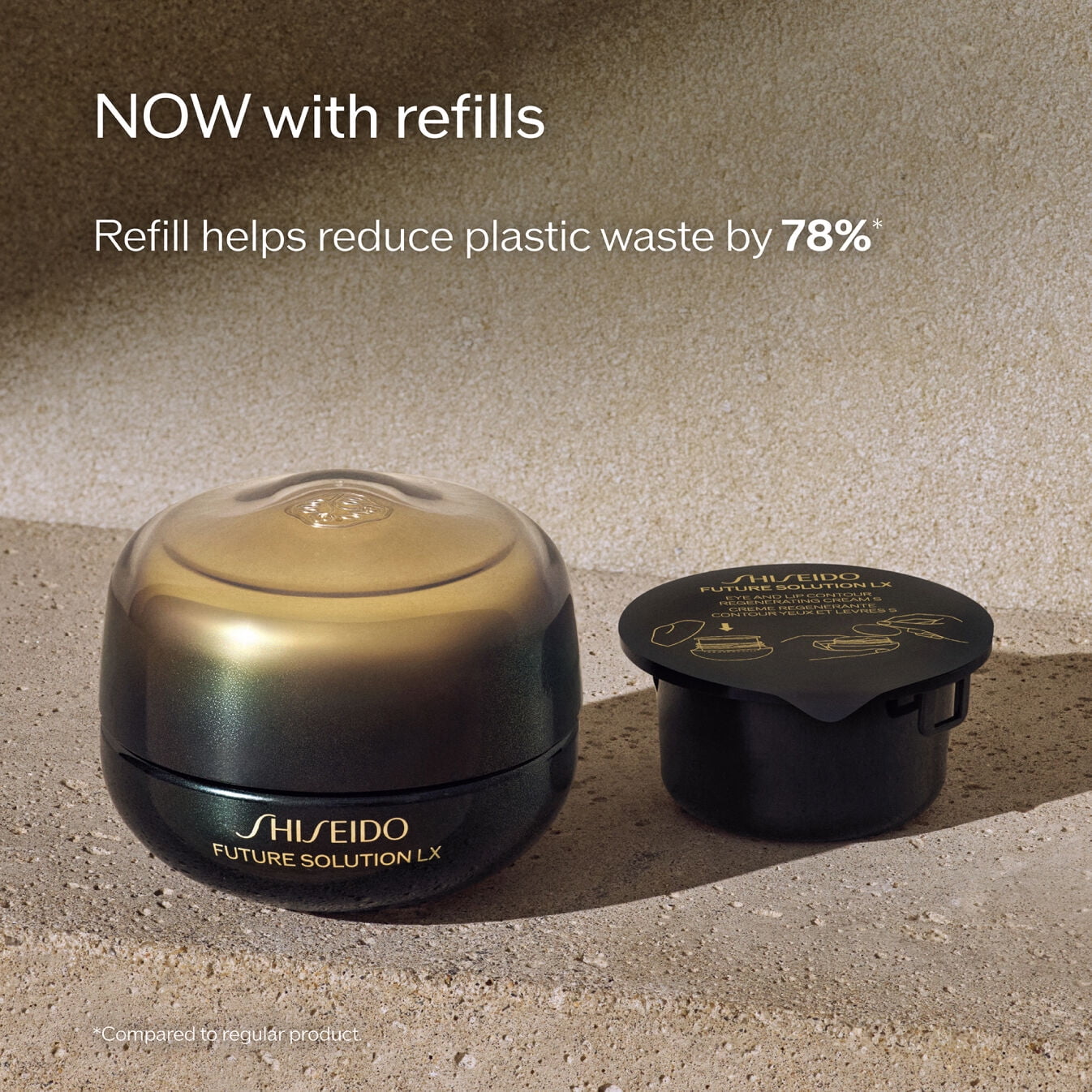 Shiseido Future Solution LX Eye and Lip Contour Regenerating Cream, 17mL (REFILL ONLY)