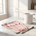 thumbnail image 3 of Unique Bargains 6Pcs Heat-Resistant Dishwasher Safe Kitchen Utensils Pink, 3 of 5