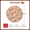 thumbnail image 4 of Halloween Christmas Tree Skirt - Cute Strawberry Bouquet 36 Inches Christmas Tree Skirt for Halloween Holiday Indoor Home Christmas Tree Decorations with Three Ribbons, 4 of 7