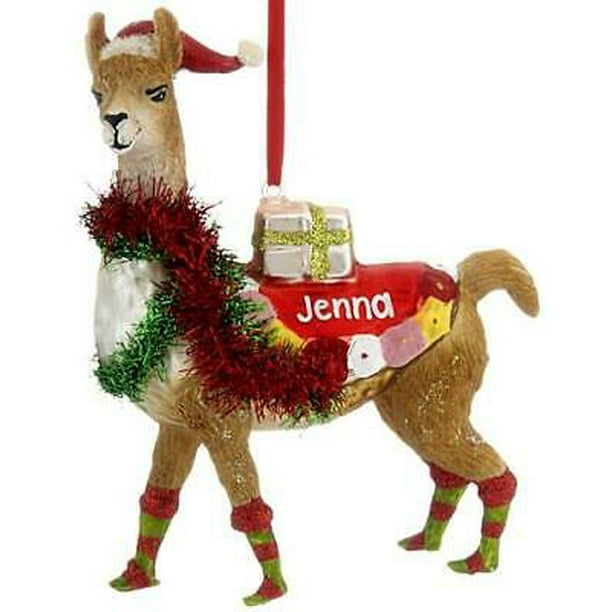 Llama Christmas Ornament - Walmart.com - Walmart.com