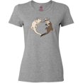 thumbnail image 3 of Inktastic Cute Ferret Heart Women's T-Shirt, 3 of 5