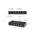 thumbnail image 2 of Ubiquiti Networks - ER-X-SFP - Ubiquiti Advanced Gigabit Ethernet Router - 5 Ports - PoE Ports - 1 Slots - Gigabit, 2 of 4