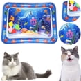 thumbnail image 4 of Tummy Time Alfombra Juegos Sensorial Con Sensor Peces para Gatos Interior Bo Rojo, 4 of 9