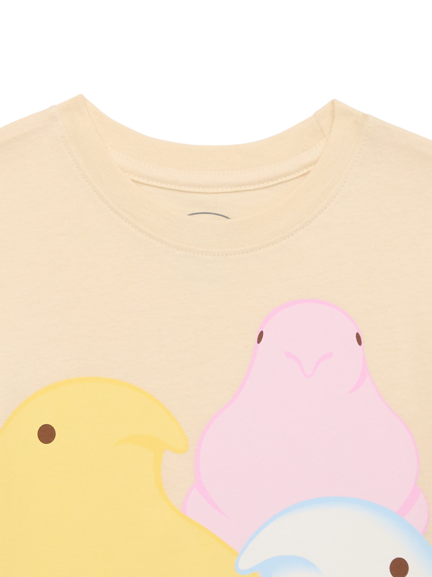 Easter Peeps Unisex Toddler Graphic Tee with Short Sleeves, Sizes 12M-5T