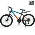 thumbnail image 3 of Mountain Bike for Adult, 29 Inch 21-Speed Dual Suspension High-Carbon Steel MTB Bicycle, Dual Disc Brake Bikes for Men Women, 3 of 11