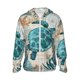 thumbnail image 1 of Fotbe Watercolor Sea Turtle Chaqueta con Protección Solar UPF 50+ para Hombre y Mujer, Camisa con Capucha y Bolsillos-Medium, 1 of 7