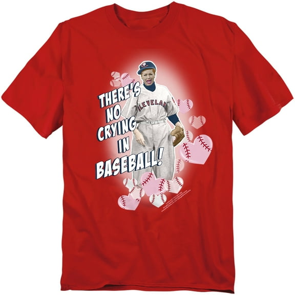 I Love Lucy T-Shirt No Crying In Baseball Unisex Graphic Tee For Men & Women