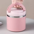 thumbnail image 5 of Historyli Go5H Portable Stainless Steel Breakfast Cup Soup Bowl Thermal Storage Container Sealed Bento Box with Handle Green 630 ml, 5 of 9